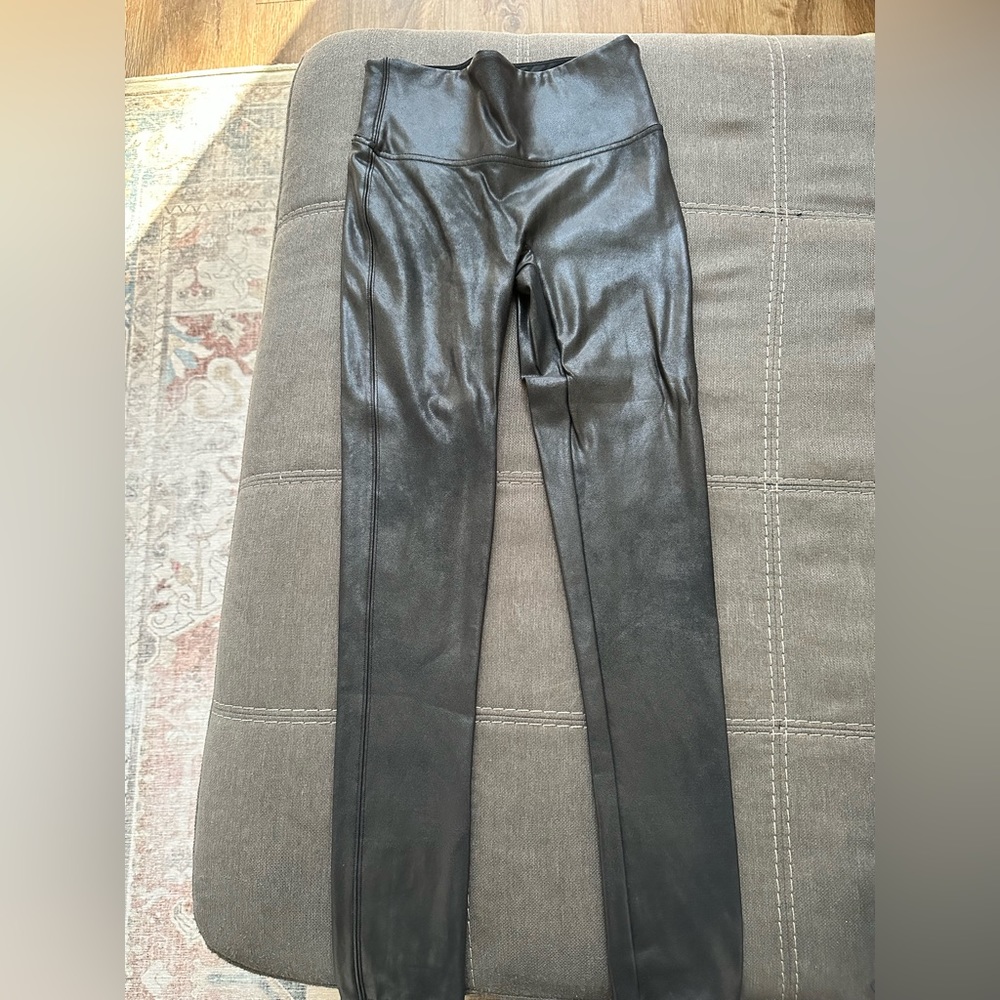 Spanx faux leather leggings